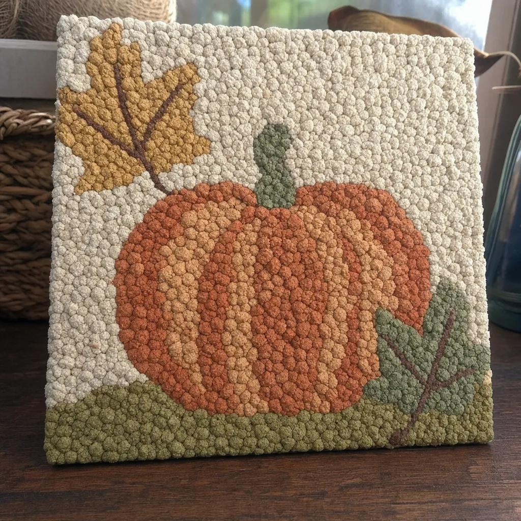 Seasonal paper pulp art